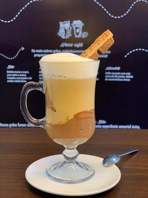 cappuccino com paçoca é um dos cerca de 40 novos itens adicionados ao cardápio