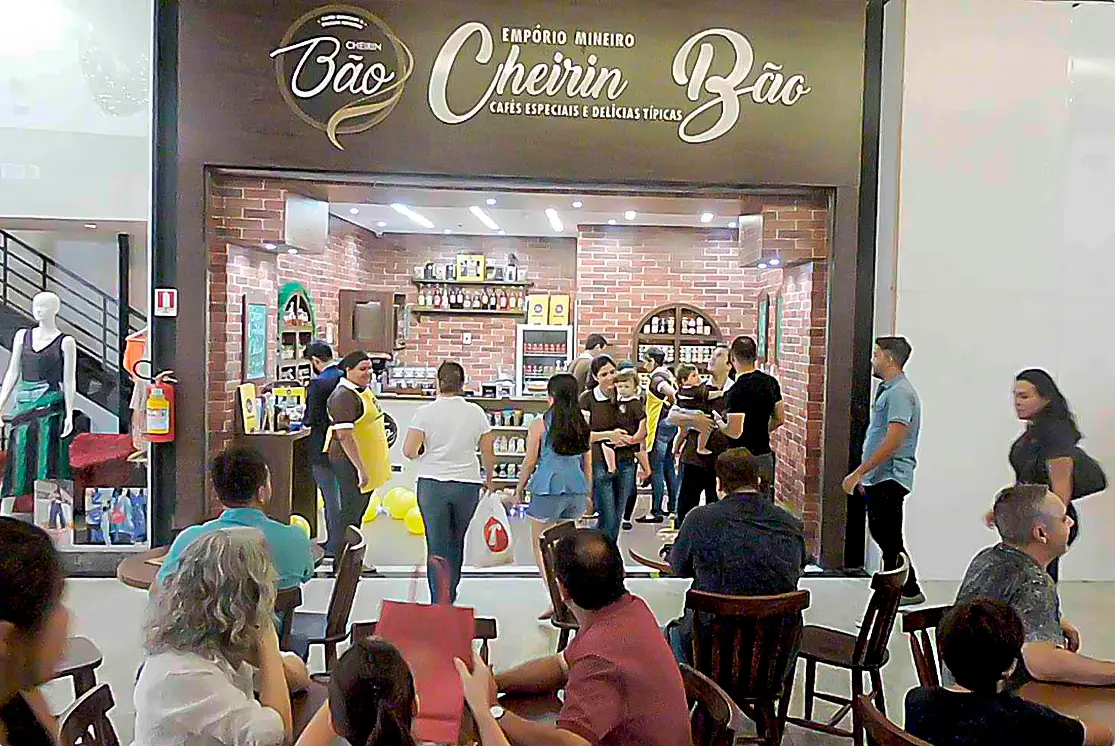 Loja Cheirin Bão Lotada